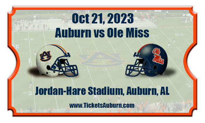 2023 Auburn Vs Ole Miss