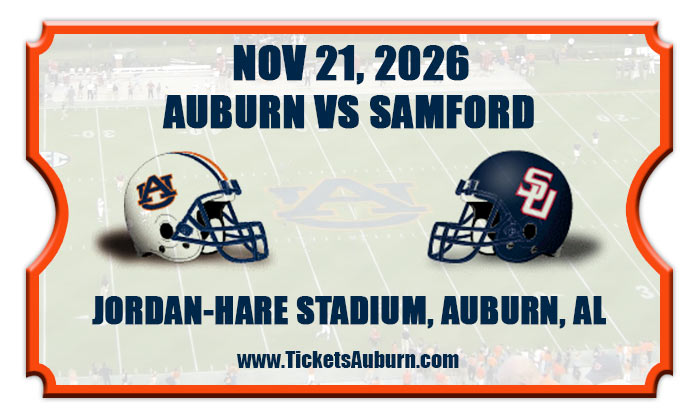 2026 Auburn Vs Samford