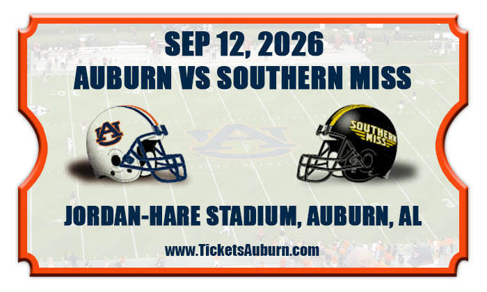 2026 Auburn Vs Southern Miss